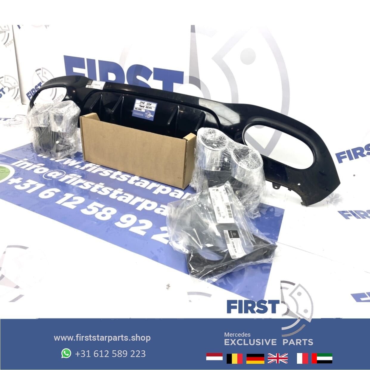 W177 A45 AMG DIFFUSER COMPLEET Mercedes A KLASSE 2021 ORIGIN, Utilisé, -, -, Enlèvement ou Envoi