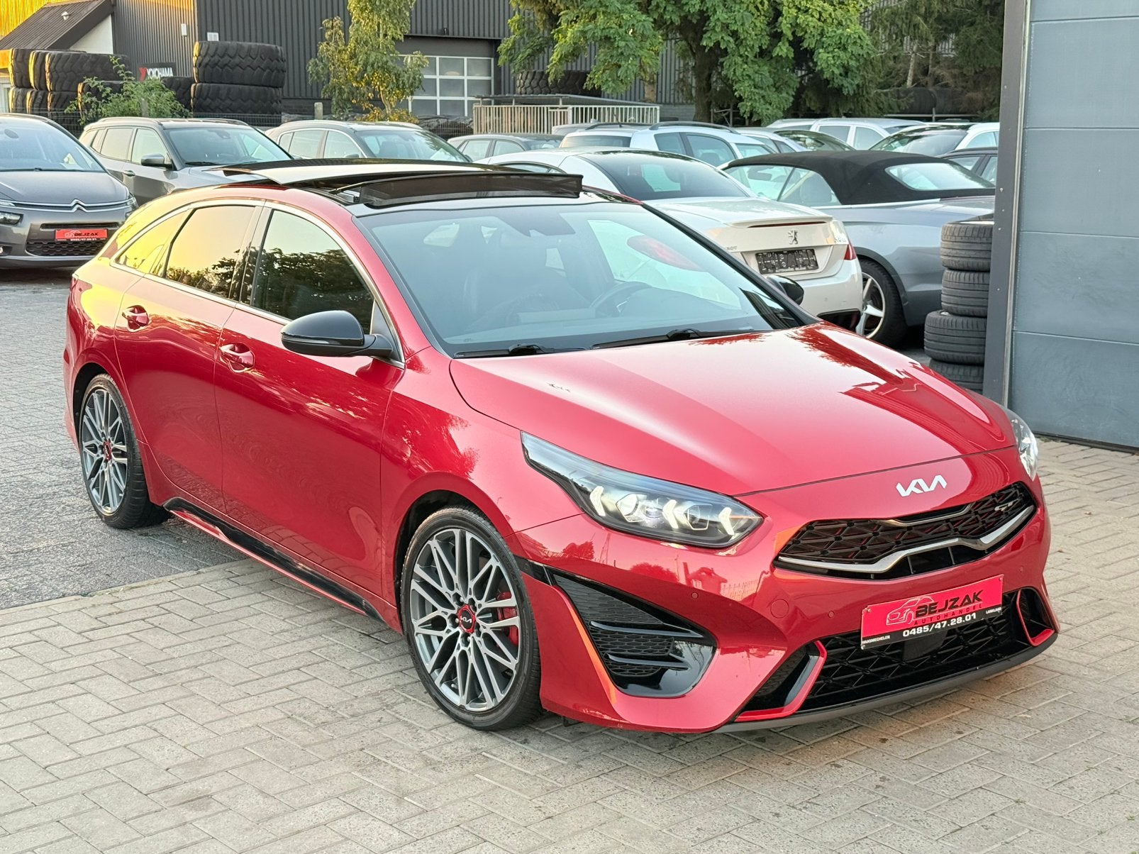 Kia ProCeed GT 204PK 1.6i Autm Garantie 10/2029 60.000km, Autos, Rouge, Achat, Euro 6, Entreprise
