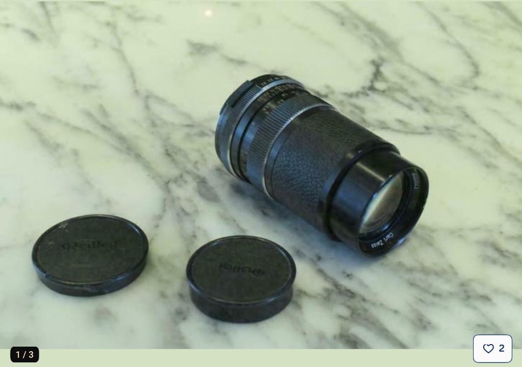 Rollei Carl Zeiss Tele-Tessar 135 mm f/4, Enlèvement ou Envoi, 1980 à nos jours, Lentille ou Lentilles
