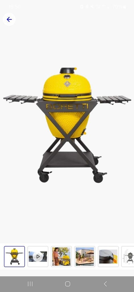 BBQ BORETTI XXL, Jardin & Terrasse, Barbecues au charbon de bois, Enlèvement ou Envoi