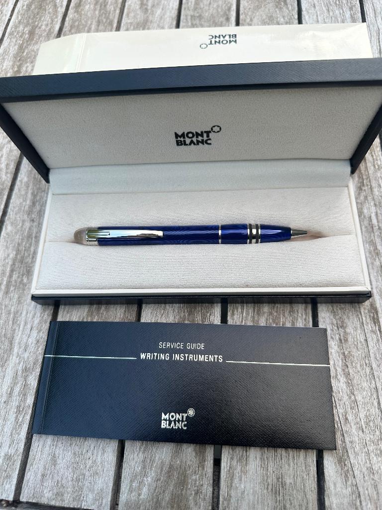 Montblanc starwalker blue balpen, Neuf, Avec boîte, Stylo à bille, Enlèvement