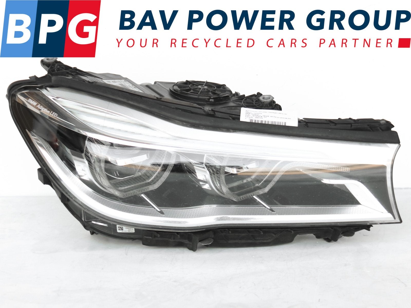 KOPLAMP RECHTS BMW 7 serie (G11 / G12) (63117408710), Gebruikt, BMW, Petuelring 130
80809  München, DE, Bayerische Motoren Werke AG