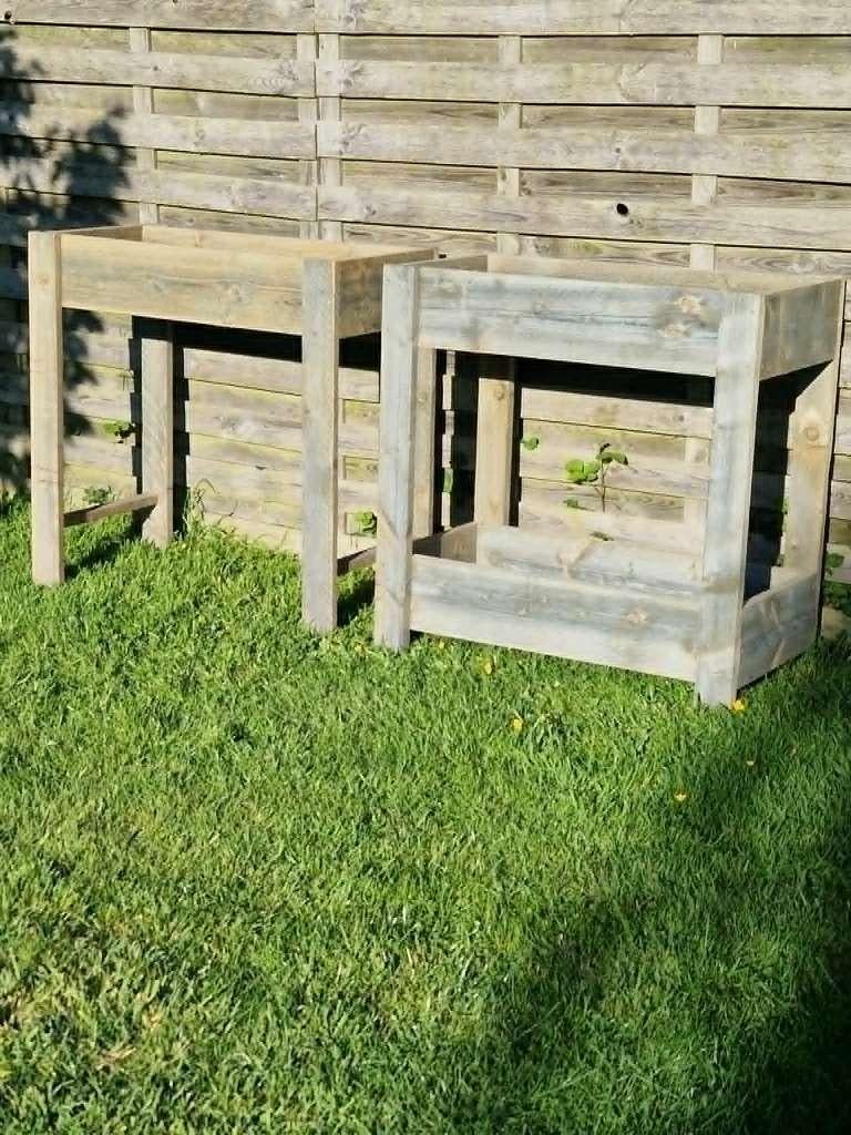 Steigerhouten verhoogde moestuinbakken NIEUW!!, Jardin & Terrasse, Produits de culture, Neuf, Enlèvement
