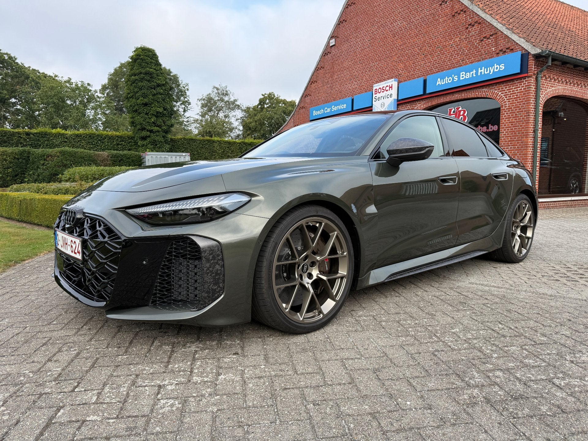 Audi RS5 BERLINE 2.9 TFSI PHEV QUATTRO - CARBON / CERAMIC /, Auto's, Automaat, Overige kleuren, RS5, Leder