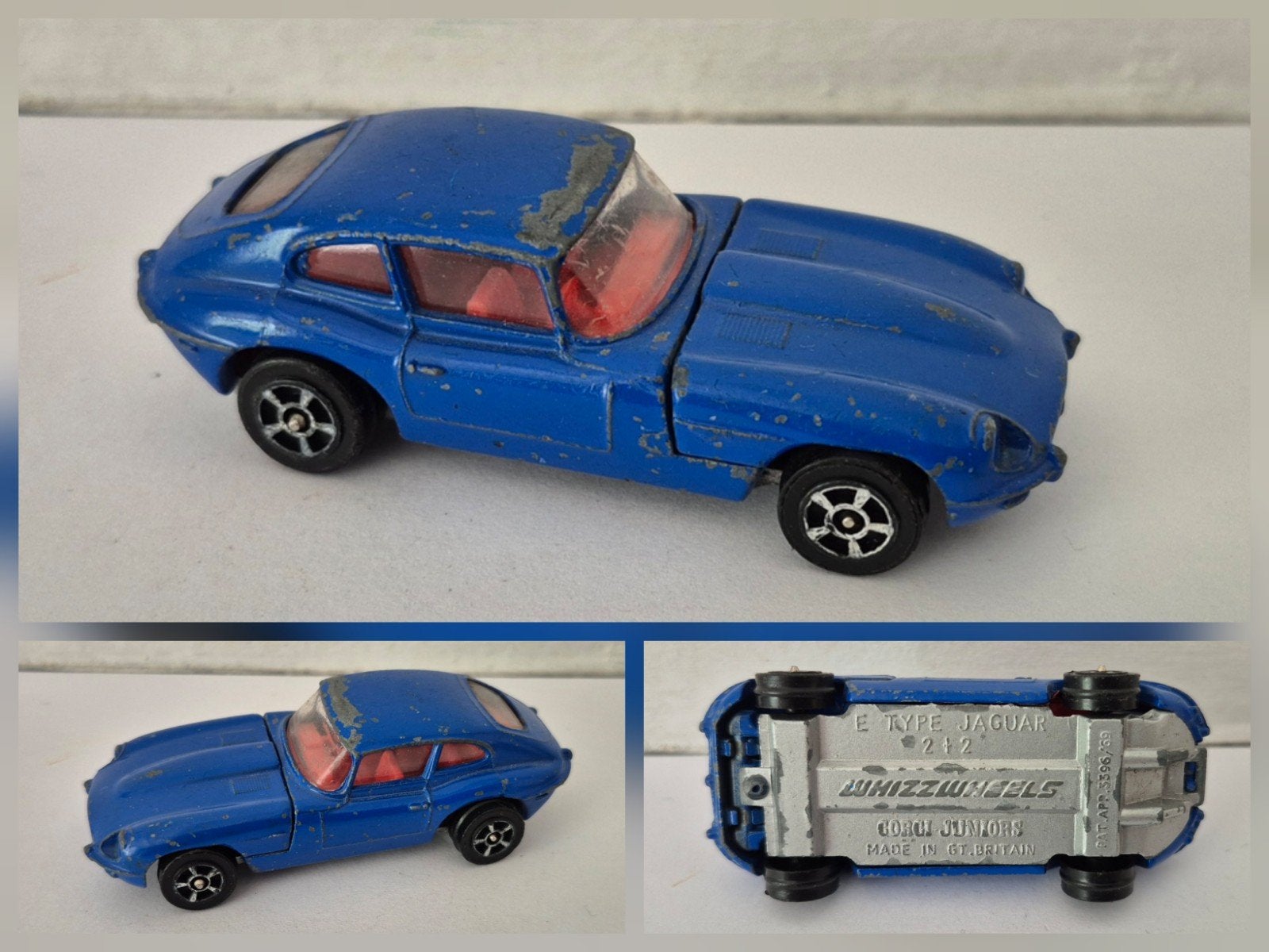 Corgi juniors E-type jaguar., Ophalen of Verzenden, Gebruikt, Auto