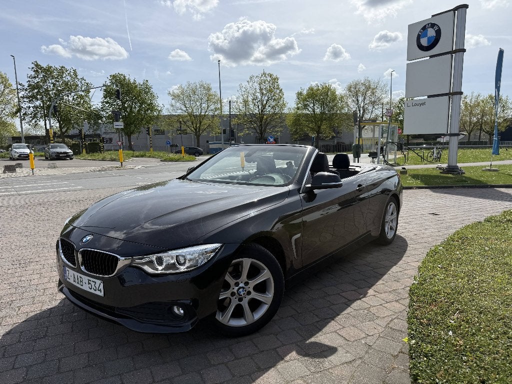 BMW 420 Cabrio 2.0 dA,EURO 6b,Cruis, C.T.+Car-Pass, Cuir, Achat, Entreprise, Cabriolet