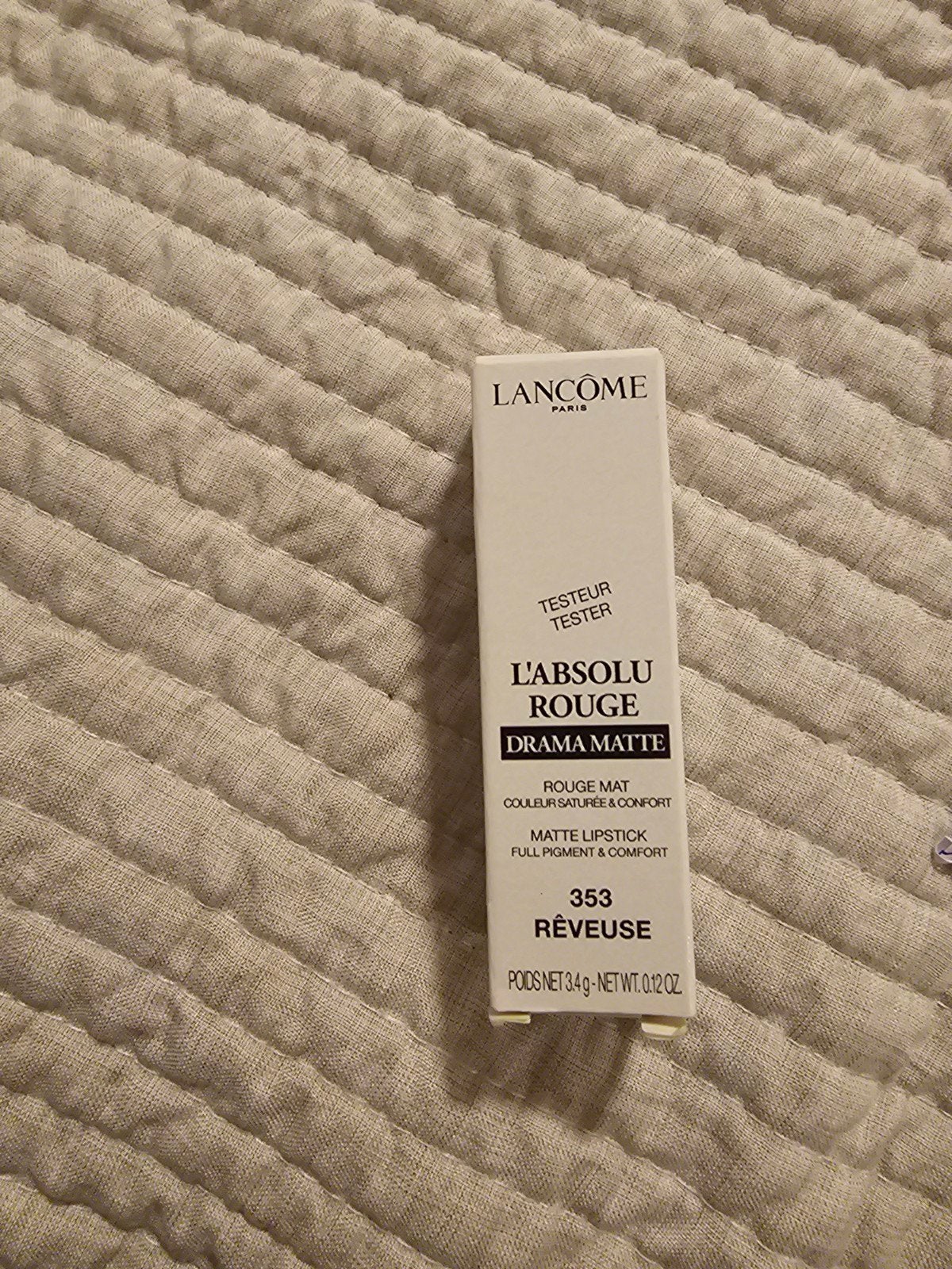 Lancôme L’Absolu Rouge Drama Matte 353 Rêveuse – 3,4 g, Ophalen of Verzenden, Nieuw