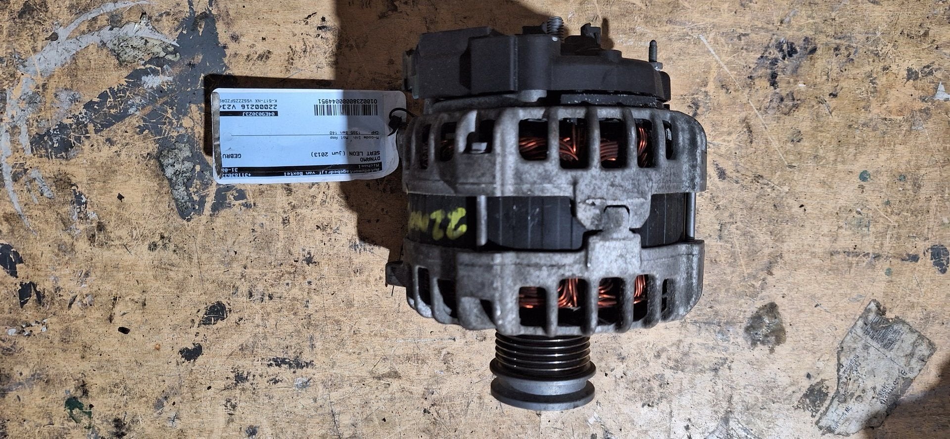 Dynamo Alternator Seat Leon 2013 Origineel VAG, Auto-onderdelen, Gebruikt, -, -, Ophalen of Verzenden