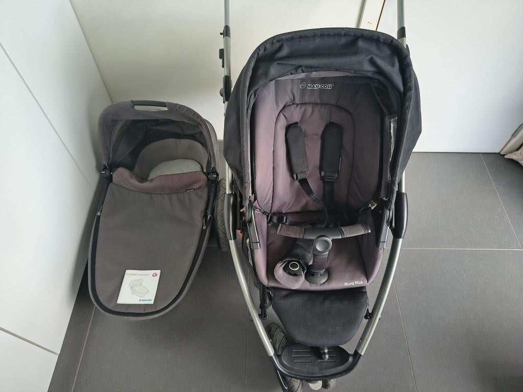 Buggy - Draagmand - Wielen merk Maxi Cosi, Kinderen en Baby's, Ophalen, Gebruikt, Maxi-Cosi, Duowagen