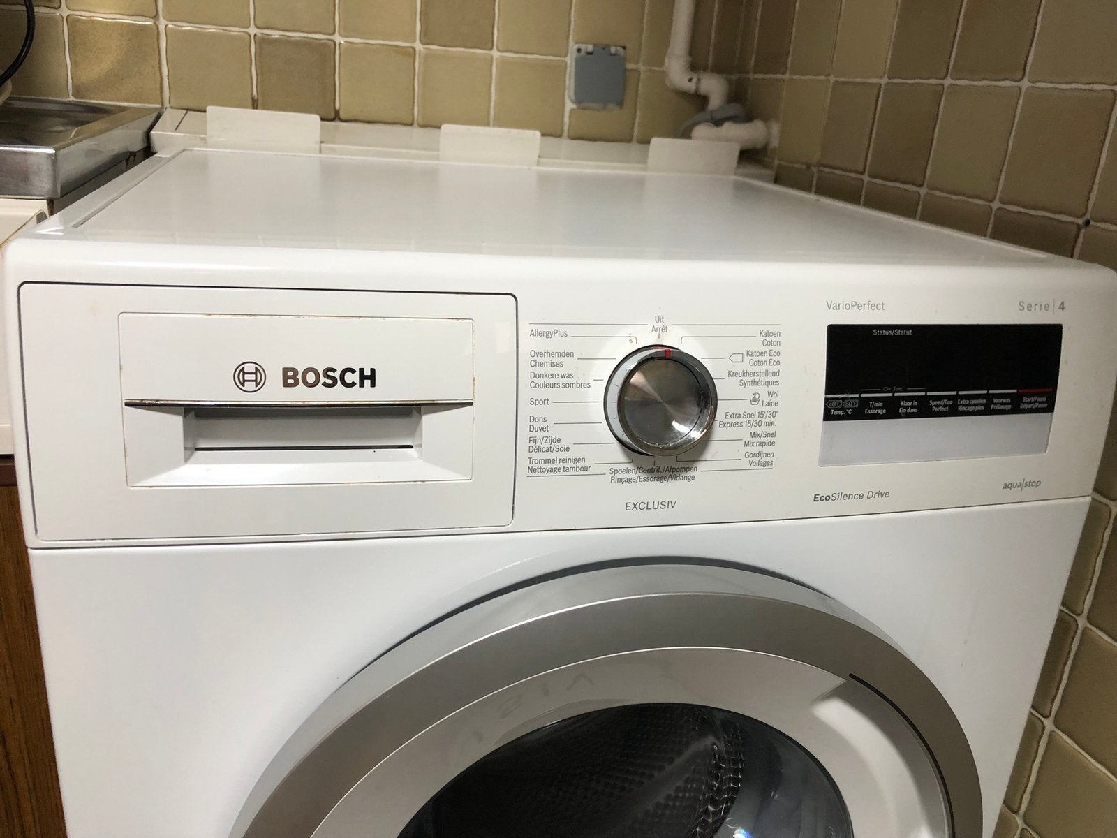 Wasmachine Bosh WAN28291FG, Ophalen, Zo goed als nieuw