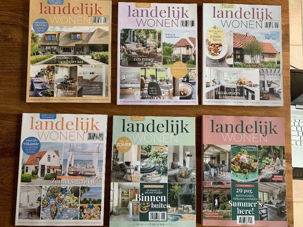 Tijdschriften Landelijk wonen, Ophalen of Verzenden, Zo goed als nieuw