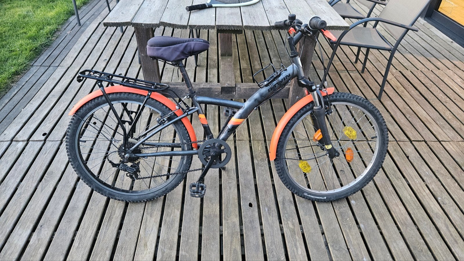 VTT équipé BTwin 24 pouces, Vélos & Vélomoteurs, Enlèvement, Utilisé
