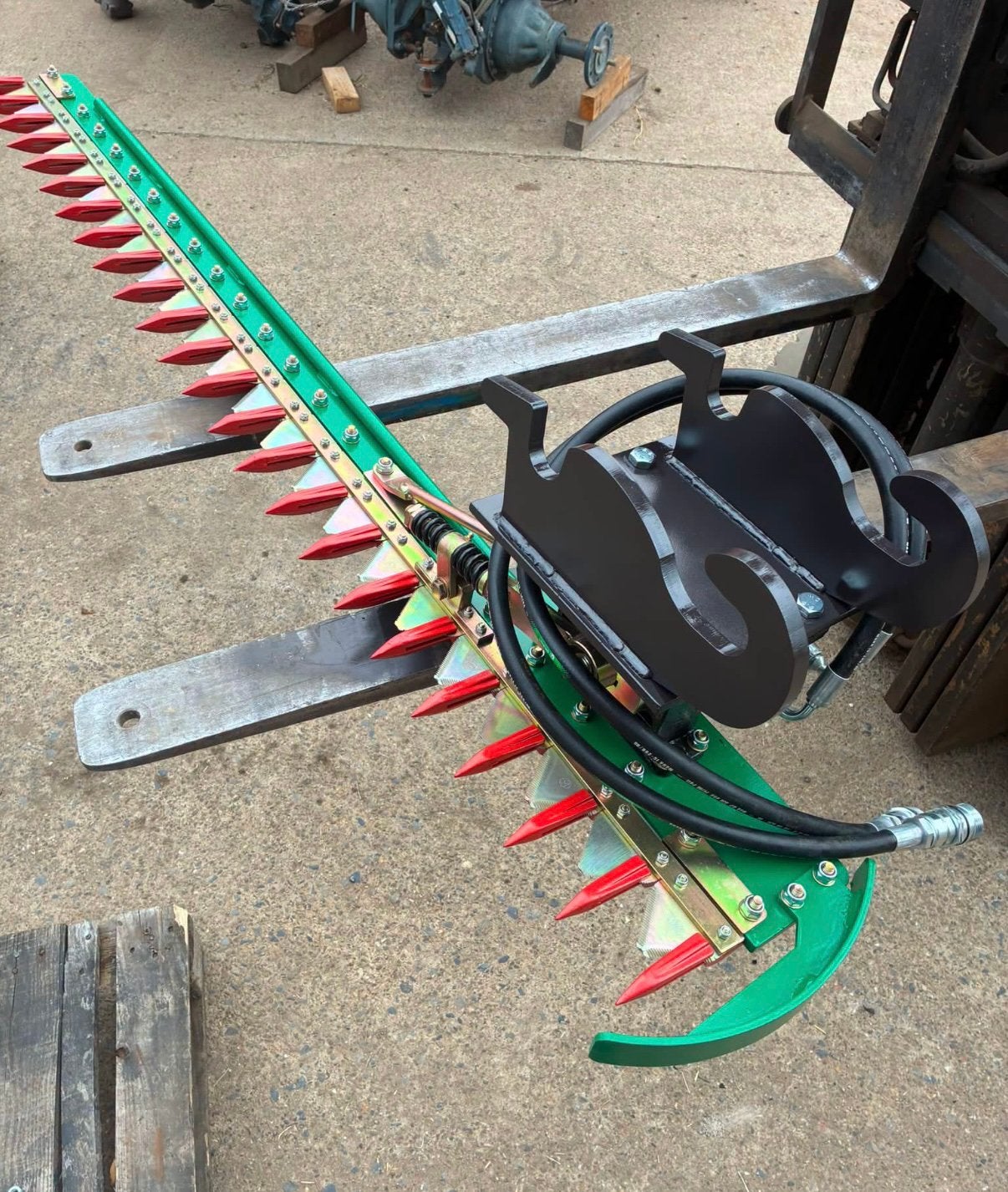 Hydraulische heggenschaar cw05, Enlèvement