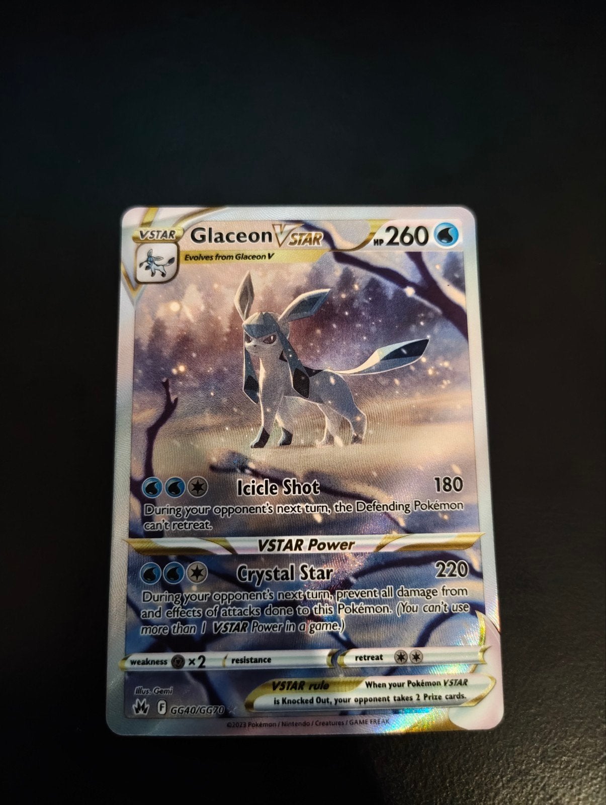 Glaceon VSTAR - Crown Zenith GG40, Ophalen of Verzenden