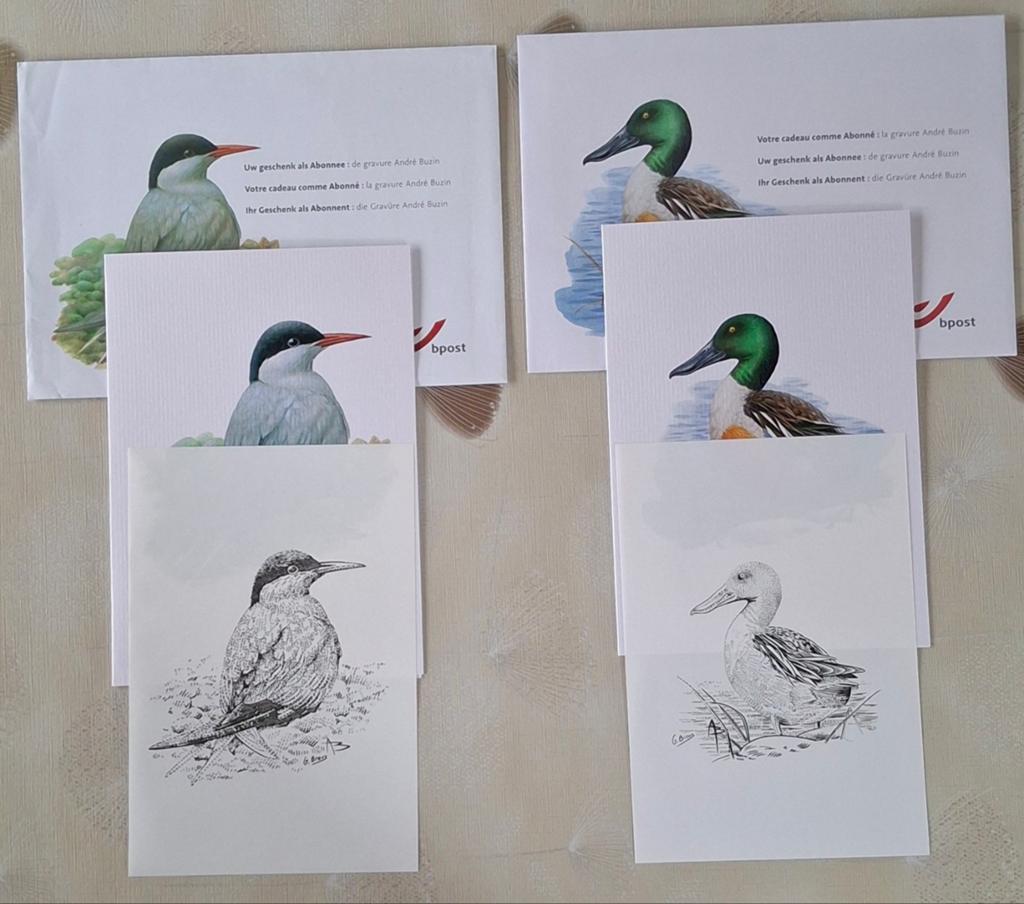 2 André Buzin gravures, Ophalen of Verzenden
