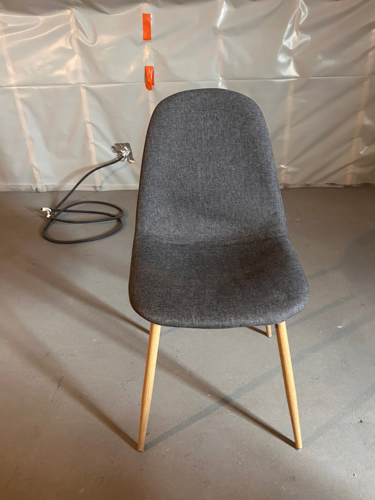 Chaises grises x 6, Maison & Meubles, Gris, Comme neuf, Enlèvement, Cinq, Six Chaises ou plus