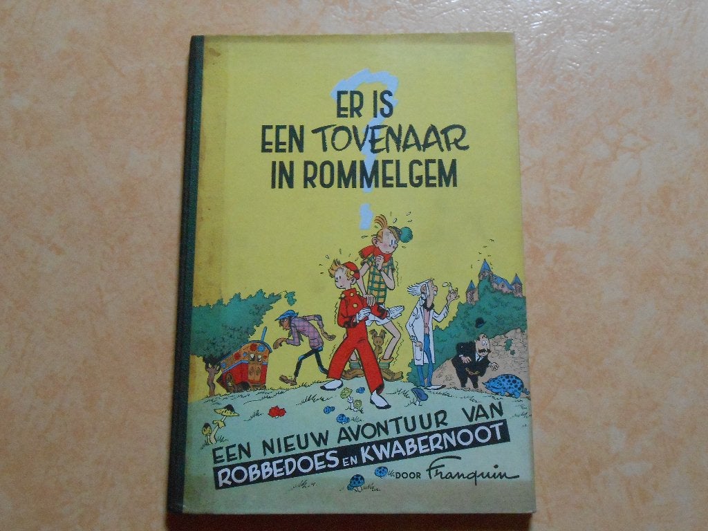 Robbedoes 2 Er is een tovenaar in Rommelgem 1951 1 ste dr, Eén stripboek, Ophalen of Verzenden, Zo goed als nieuw, FRANQUIN