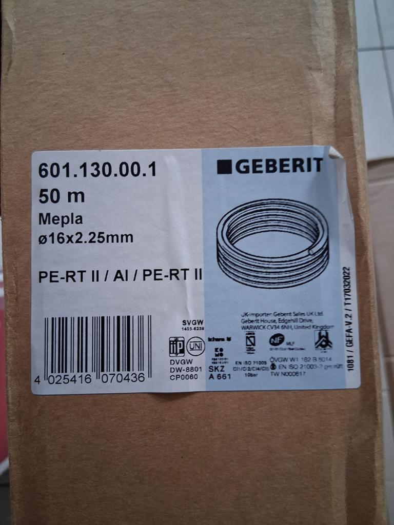 Gebrit mepla 16mm 50m, Doe-het-zelf en Bouw, Ophalen of Verzenden