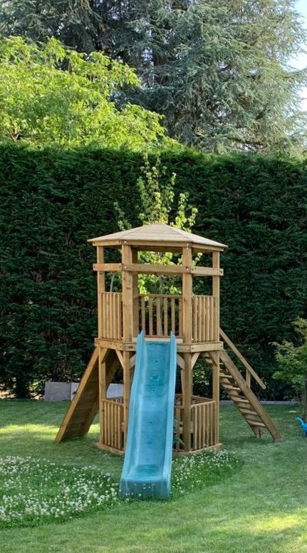 Speeltoestel met klimvlak en glijbaan, Kinderen en Baby's, Ophalen, Gebruikt, Glijbaan