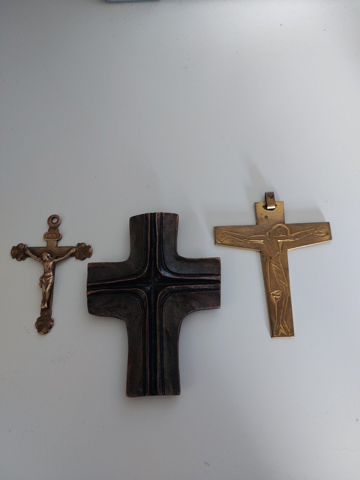 Lot de croix en cuivre, Antiquités & Art, Enlèvement ou Envoi