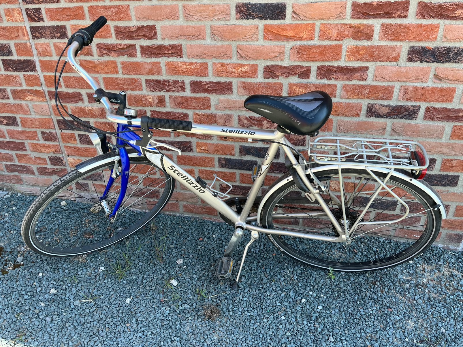 Herenfiets stellizzio, Gebruikt, Velgrem, Versnellingen, Ophalen