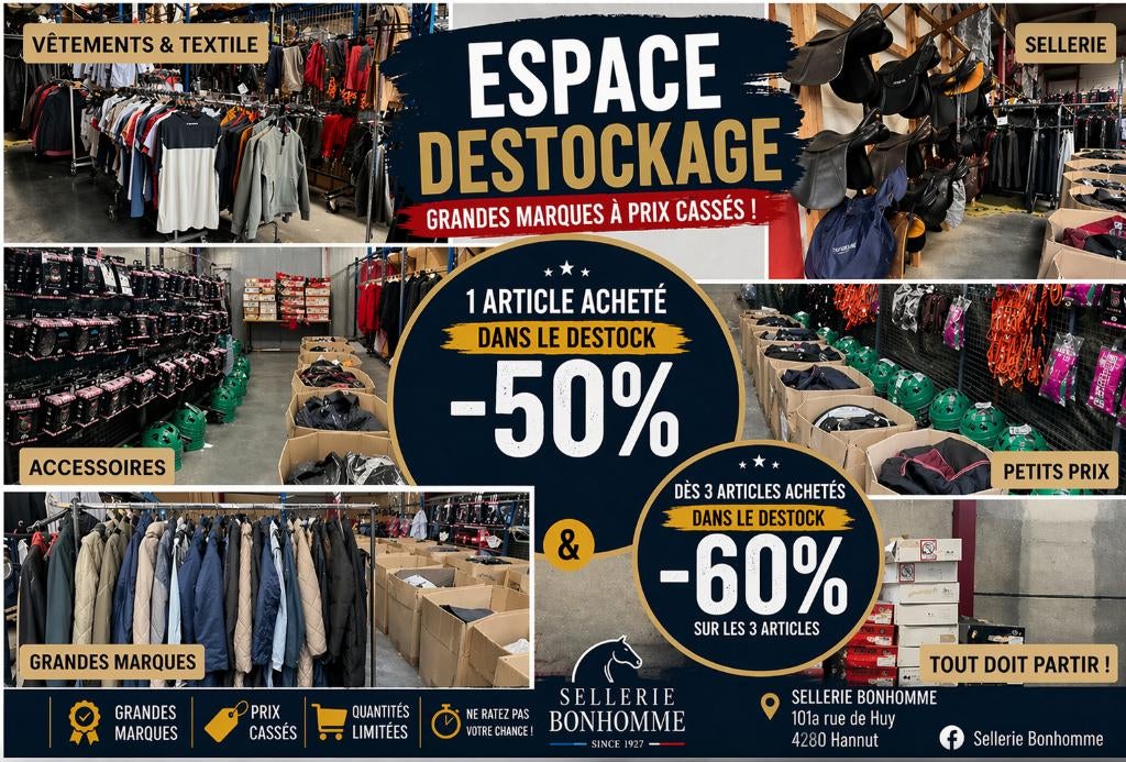 Promotion Sellerie Bonhomme sur les selles / Vêtements .. %%, Animaux & Accessoires, Chevaux & Poneys | Selles, Enlèvement, Neuf