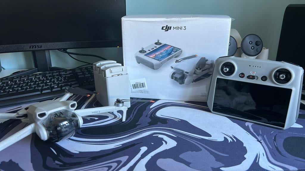 Dji mini 3 fly more combi, TV, Hi-fi & Vidéo, Drones, Drone avec caméra, Moins de 250 g, Qualité supérieure, 1 à 5 km