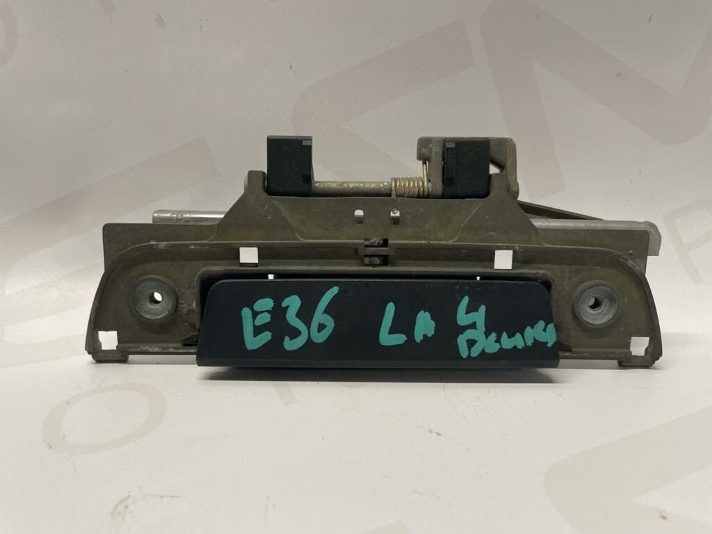 Portiergreep linksachter zwart BMW E36 51211977669, Gebruikt, -, Deur, -
