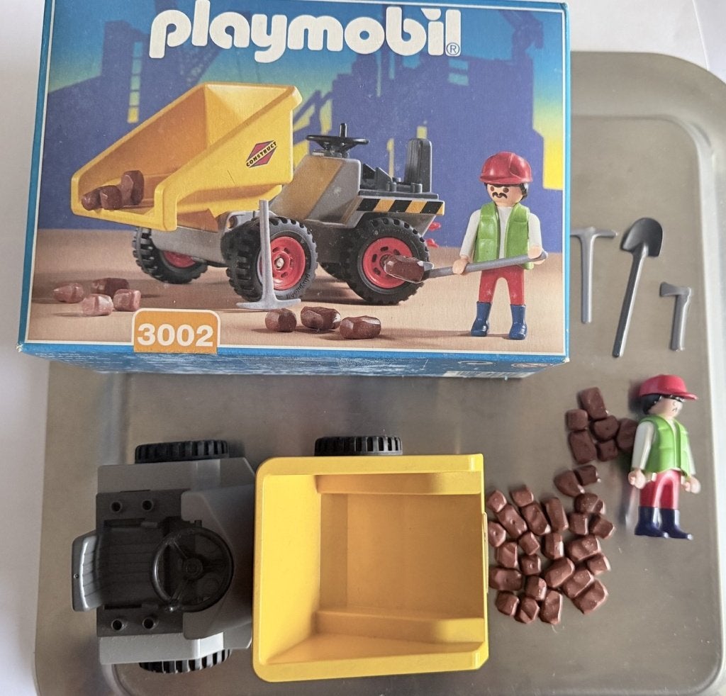 playmobil dumper 3002, Complete set, Voertuig, Ophalen of Verzenden, Zo goed als nieuw