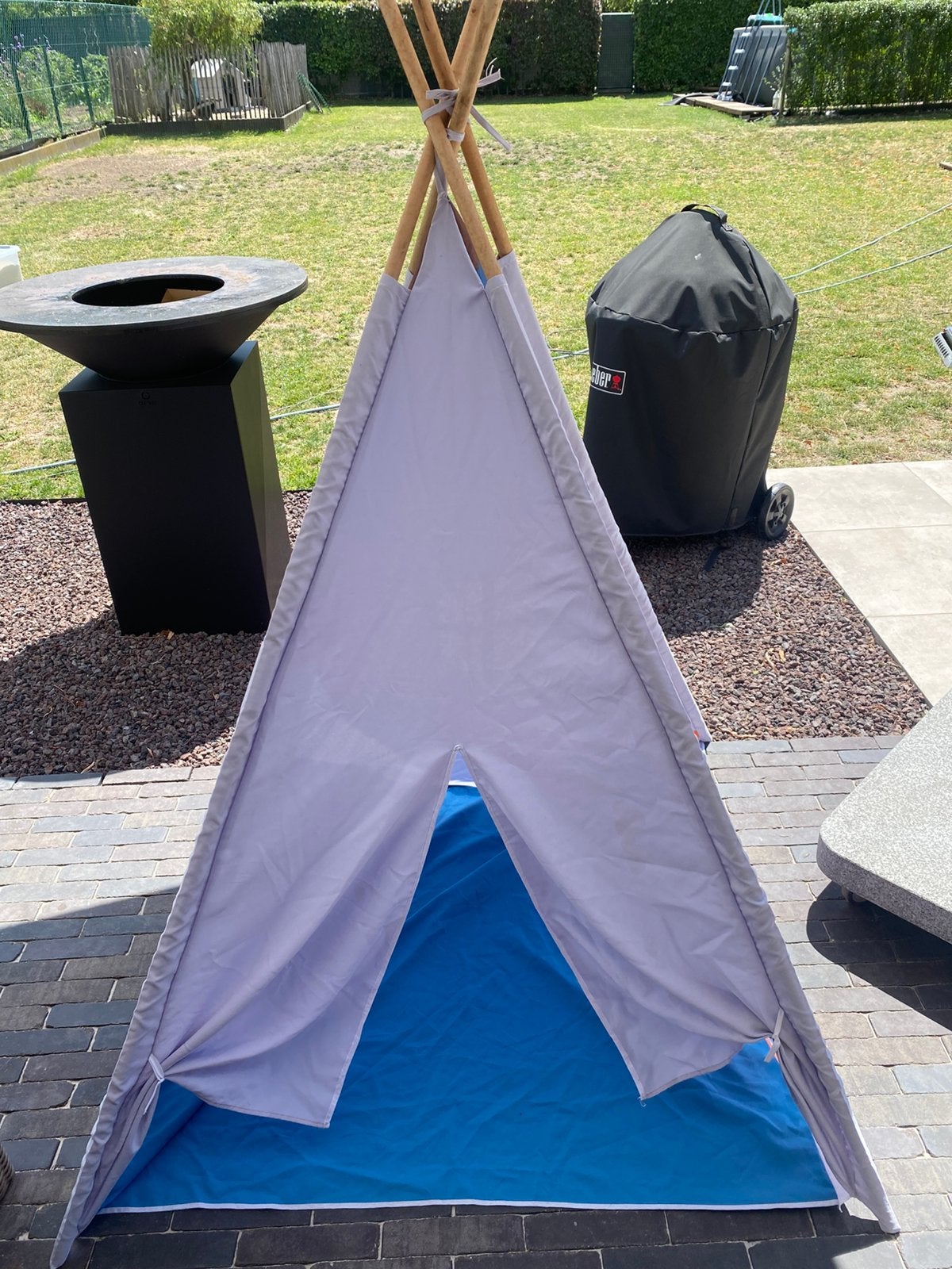 Tipi tent, Ophalen, Gebruikt
