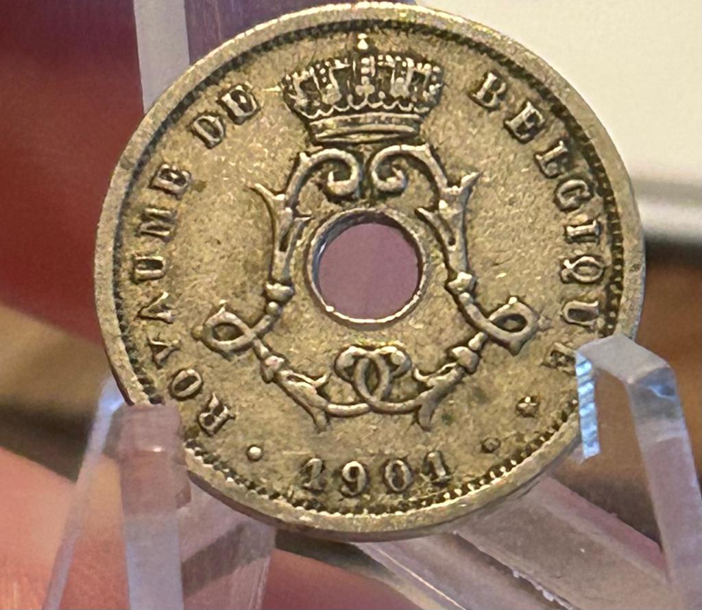 5 cents 1901 Leopold 2, Envoi