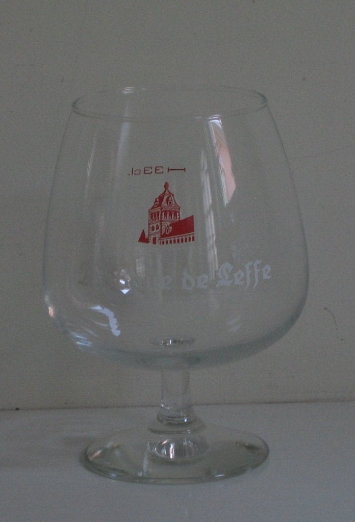 VERRE À BIÈRE LEFFE 1063, Collections, Marques de bière, Enlèvement, Utilisé, Verre ou Verres, Leffe