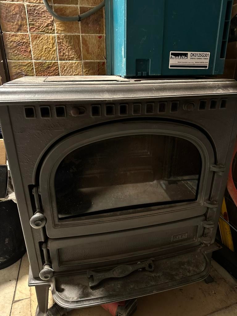 Poele a  bois saey 92, Huis en Inrichting, Ophalen, Zo goed als nieuw, Hout, Houtkachel