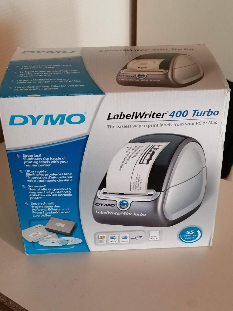 DYMO  labelwriter 400 turbo Nieuw in doos, Computers en Software, Labelprinters, Ophalen, Nieuw, DYMO