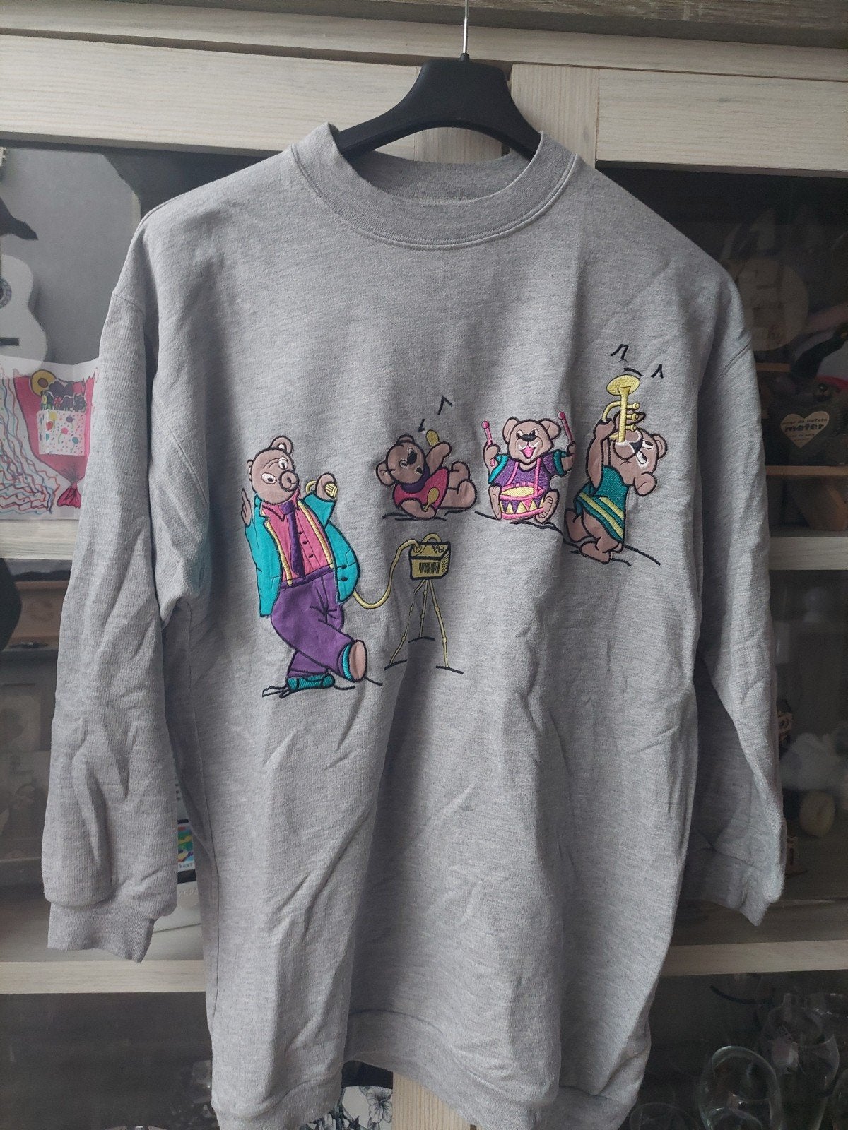 Vintage trui, Ophalen