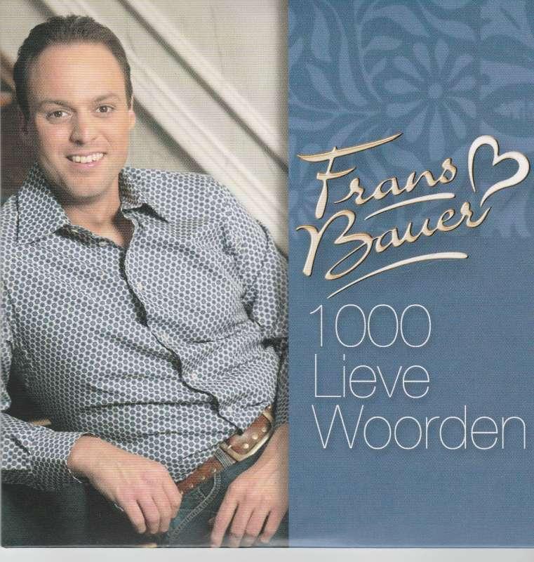 CD single Frans Bauer - 1000 lieve woorden, CD & DVD, CD Singles, 1 single, Enlèvement ou Envoi, Comme neuf, En néerlandais