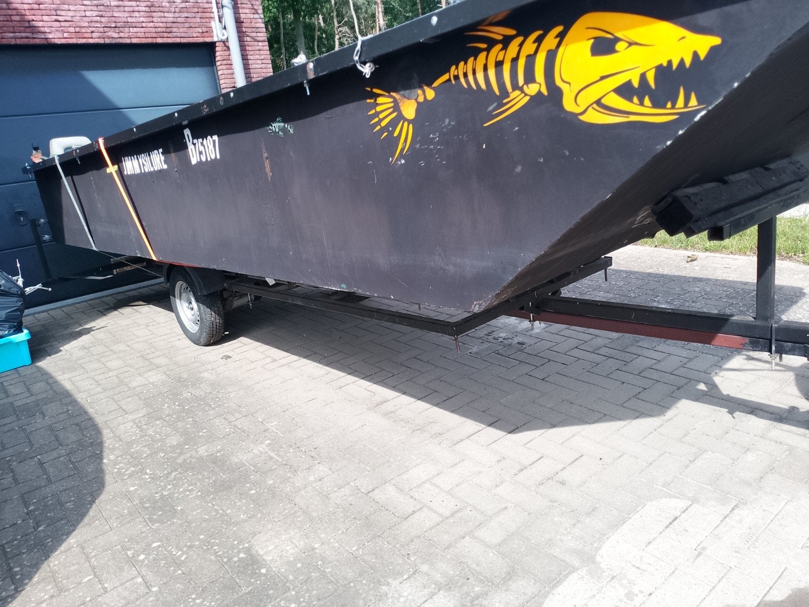 aluminium boot 5,5mx2, Watersport en Boten, Ophalen, Gebruikt, Aluminium, 6 m