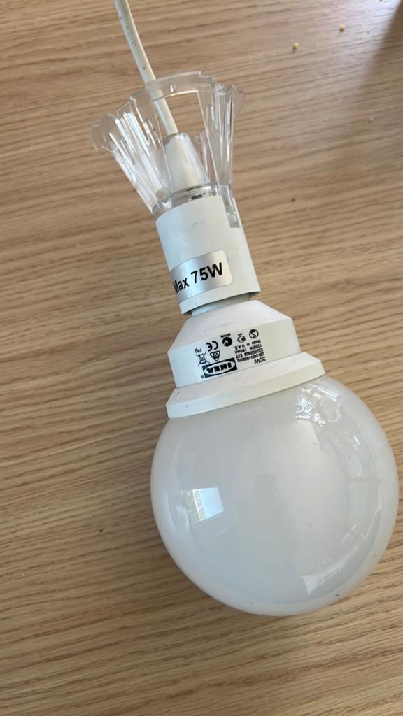 Lamp los 75w max, Maison & Meubles, Lampes | Lampes en vrac, Enlèvement, Utilisé