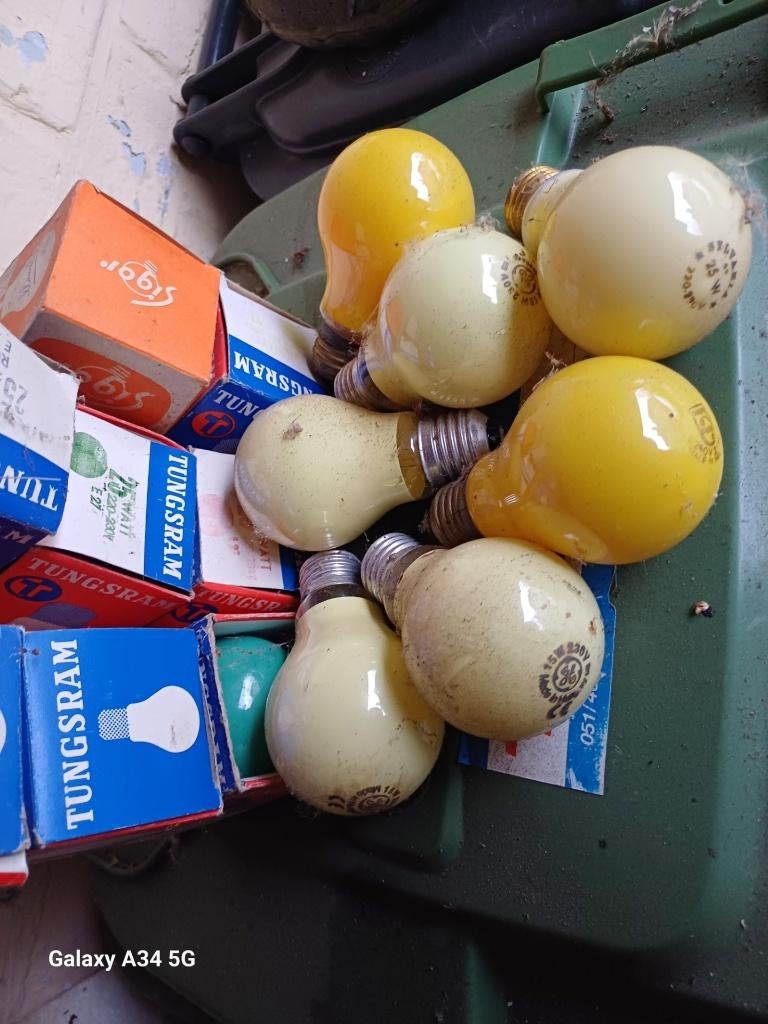 Gekleurde lampen, Ophalen, Gebruikt, Gloeilamp