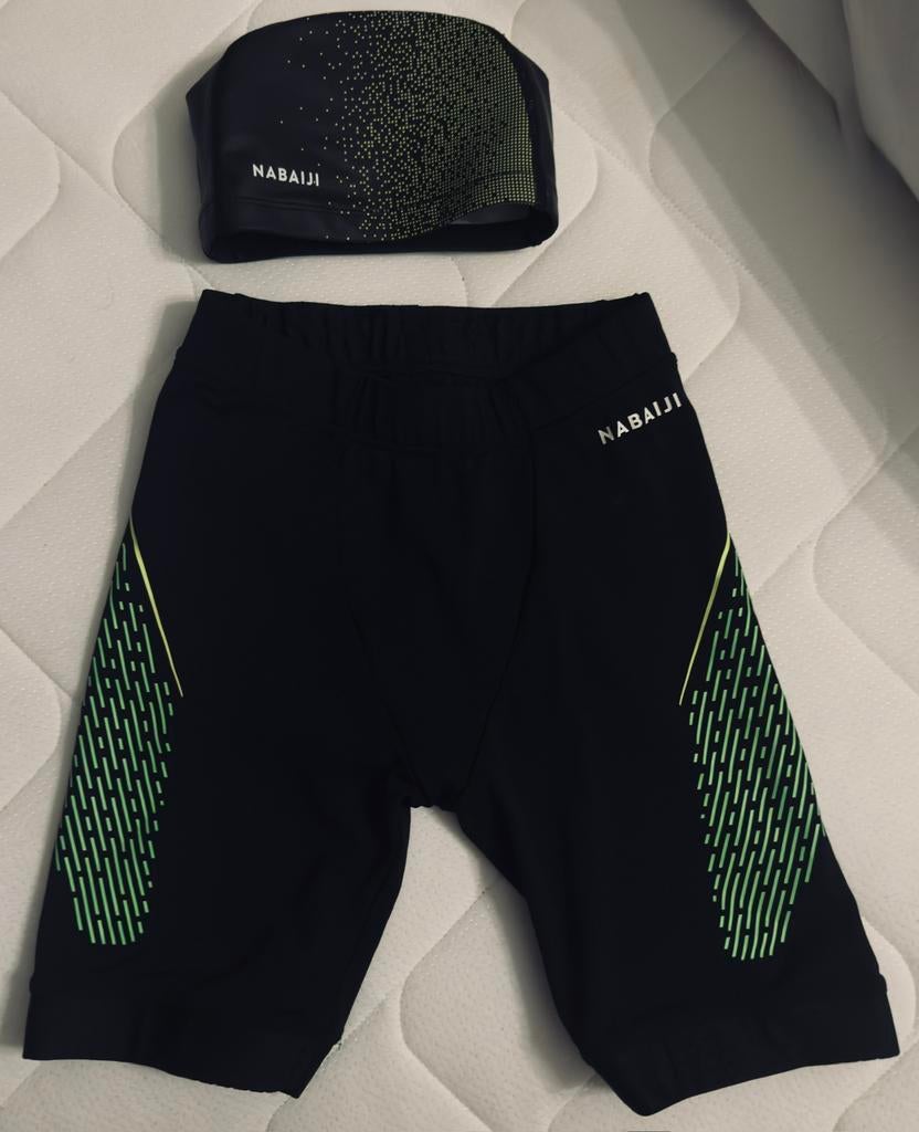 Maillot de bain jammer natation taille M avec bonnet de bain, Enlèvement ou Envoi