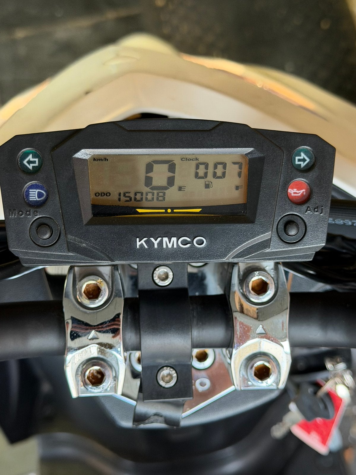 Scooter kymco, Enlèvement