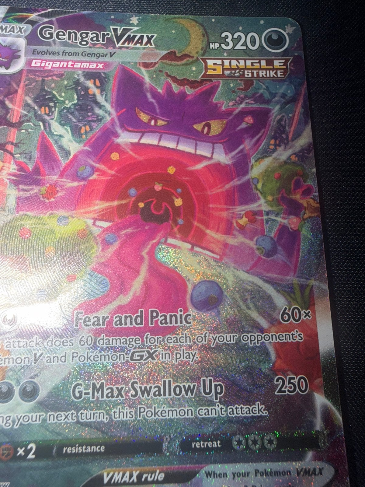Gengar vmax, Enlèvement, Comme neuf