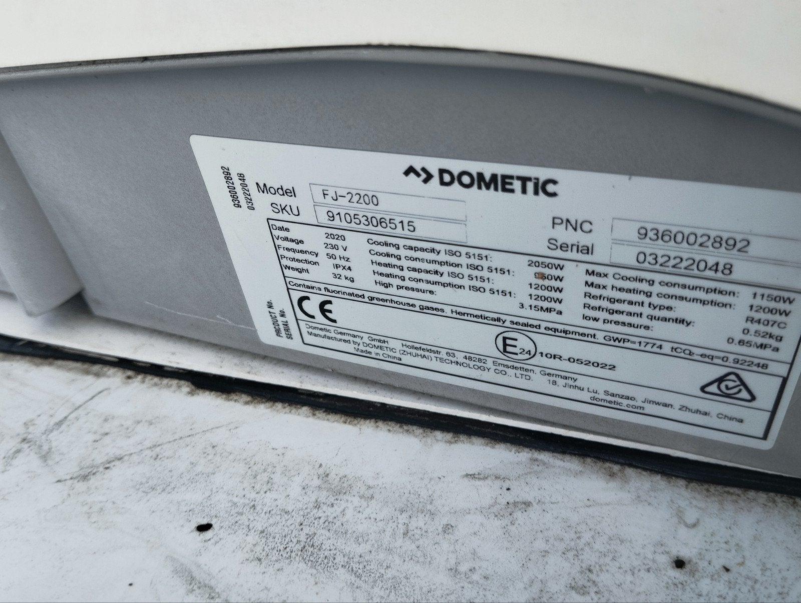 air conditionné pour mobil home ou caravane, Caravanes & Camping, Enlèvement, Comme neuf