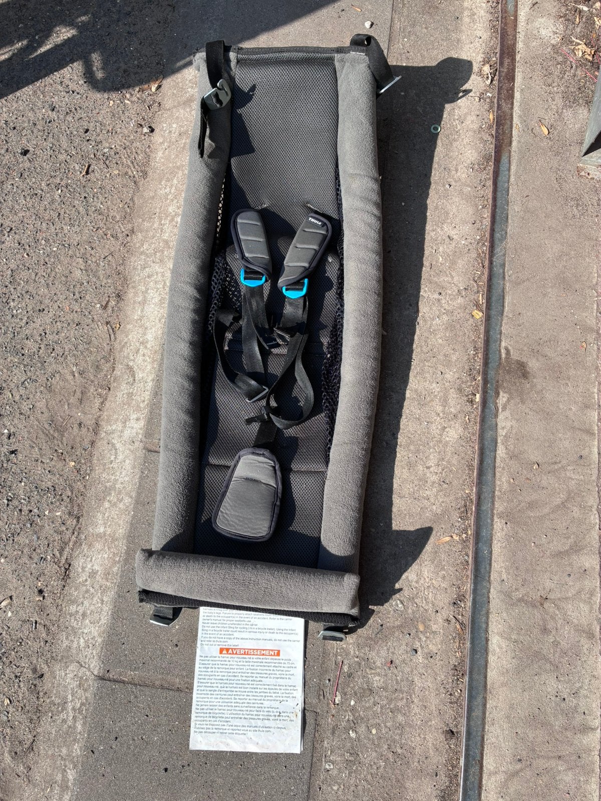 Hangmat voor baby/kindje voor Thule fietskar, Ophalen, Gebruikt