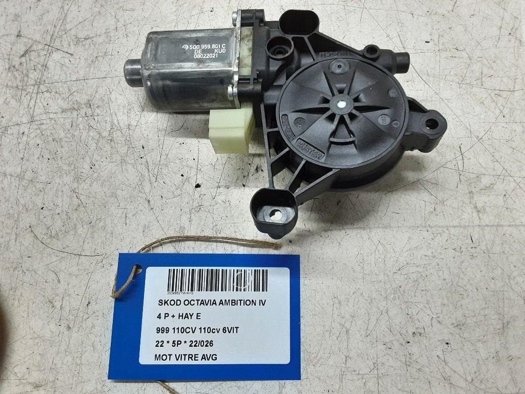 MOTOR RAAMMECHANIEK LINKS VOOR Octavia (NXAA) (5Q0959801C), Gebruikt, Voor, Skoda
