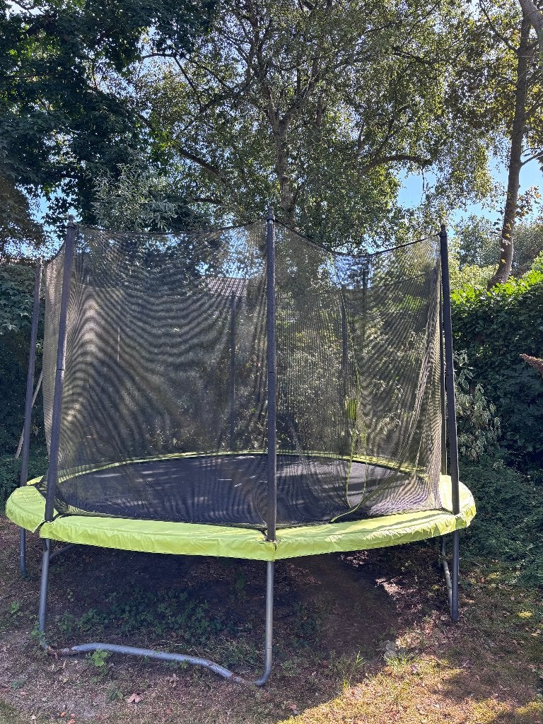 Trampoline diameter 3.66m limegroen, Enlèvement, Utilisé