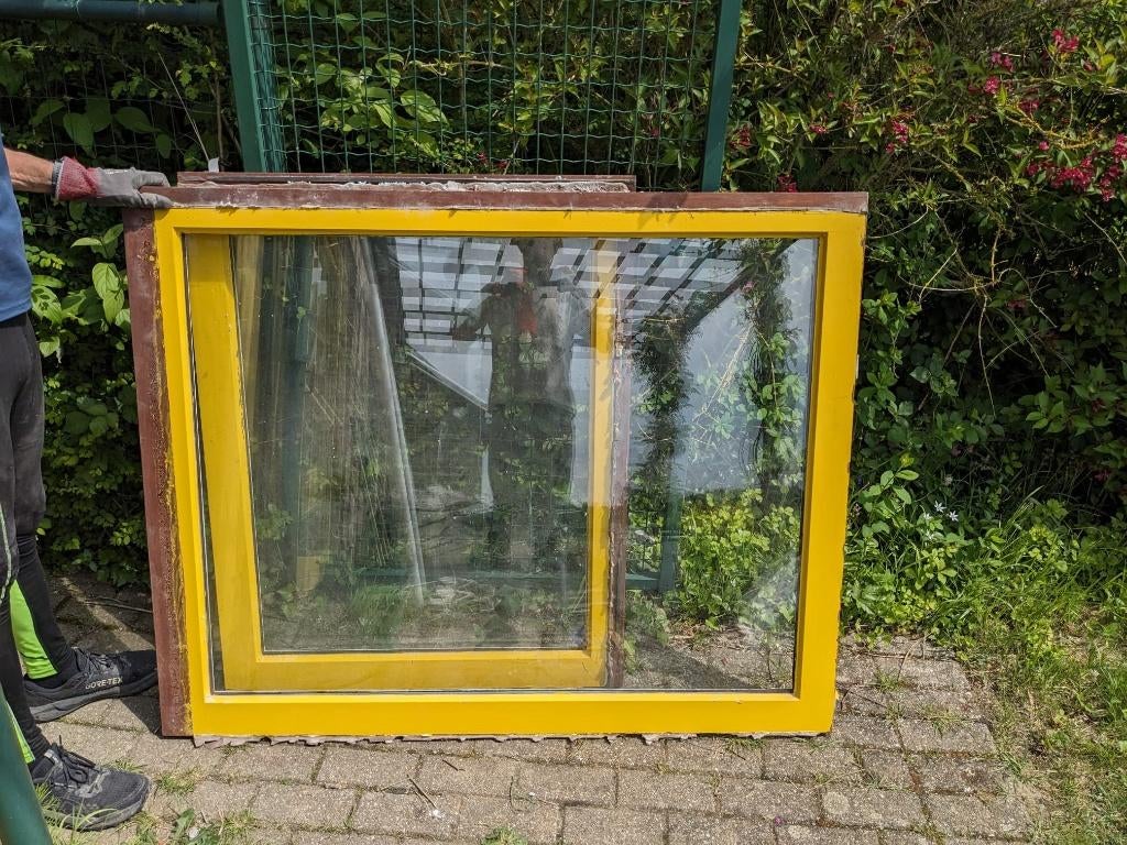 Fenêtres et portes gratuites, Double vitrage, Fenêtre de façade ou Vitre, Enlèvement, Utilisé