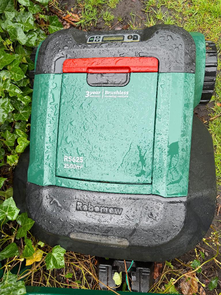 robomow RS 625 2500m2, Tuin en Terras, Robotmaaiers, Ophalen, Gebruikt, Robomow, Met regensensor