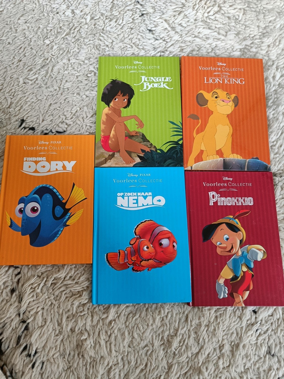 Disney voorleesboeken, Boeken, Ophalen