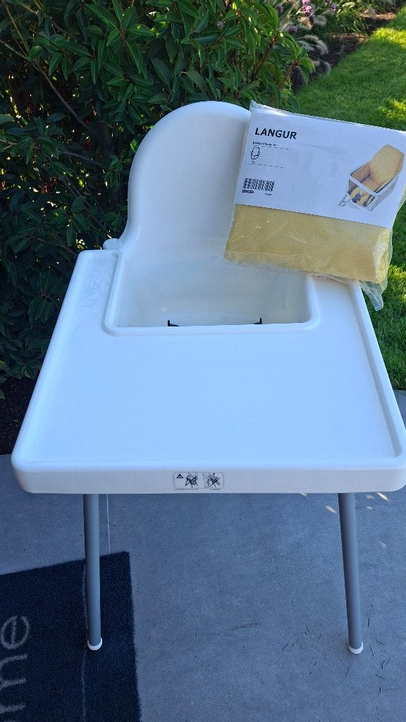Kinderstoel Ikea. Met nieuw kussen, Enlèvement, Comme neuf, Chaise pliante, Coulissant